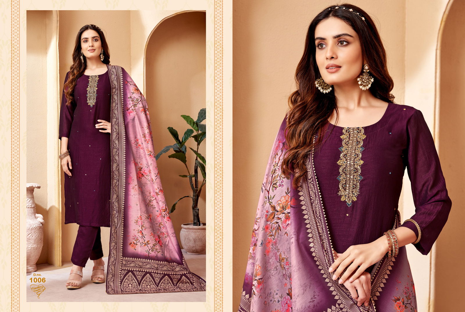 Sadgi By Khushi Vichitra Silk Kurti With Bottom Dupatta Catalog
